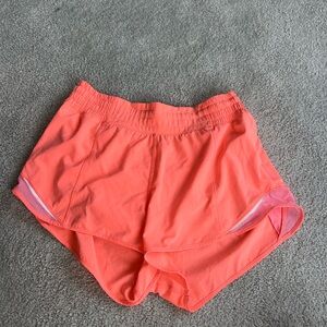 Lululemon High Rise neon shorts size 6
